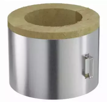 COQUILLE ISOLANTE H30cm Diam150 (Plafond) - INOX GALVA COQUILLE ISOLANTE H30cm Diam150 (Plafond) - INOX GALVA